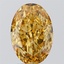 1.75 Ct. Fancy Vivid Yellow Oval Lab Grown Diamond