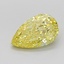 1.25 Ct. Fancy Intense Yellow Pear Lab Grown Diamond