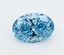 2.18 Ct. Fancy Vivid  Blue Oval Lab Grown Diamond