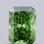 0.73 Ct. Fancy Vivid Green Radiant Lab Grown Diamond
