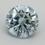 3.13 Ct. Fancy Vivid Blue Round Lab Grown Diamond