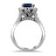 Milgrain Gallery Diamond Ring, smallside view