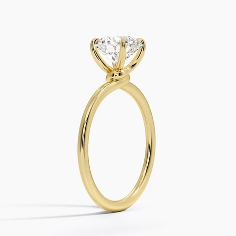 Love Knot Solitaire Ring