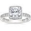 18K White Gold Sinclair Art Deco Diamond Ring (1/6 ct. tw.), smalltop view
