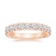 14K Rose Gold Ellora Three-Quarter Coverage Diamond Ring (1 2/5 ct. tw.), smalltop view