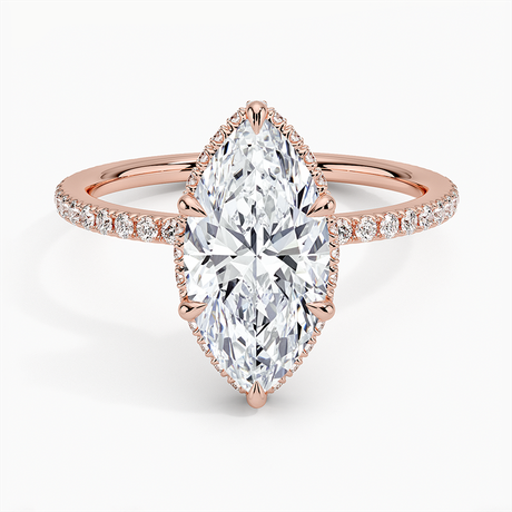 14K Rose Gold Gala Diamond Ring