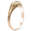 The Portleta Ring, smalltop view on a hand