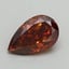 0.71 Ct. Fancy Orange Pear Lab Grown Diamond