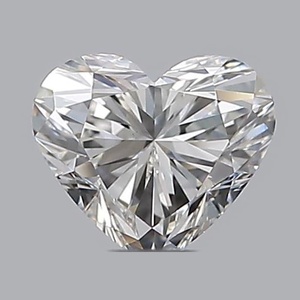 Heart diamond — real photo