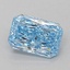 1.04 Ct. Fancy Vivid Blue Radiant Lab Grown Diamond