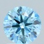 1.36 Ct. Fancy Vivid Blue Round Lab Grown Diamond