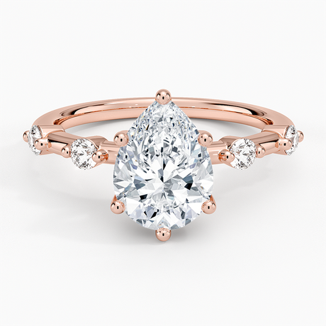 14K Rose Gold Aimee 1.7mm Diamond Ring
