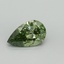 1.52 Ct. Fancy Vivid Green Pear Lab Grown Diamond