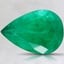 11.3x8mm Pear Colombian Emerald