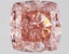 3.73 Ct. Fancy Vivid  Pink Cushion Lab Grown Diamond