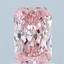 1.07 Ct. Fancy Vivid  Pink Radiant Lab Grown Diamond