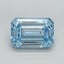 10.68 Ct. Fancy Vivid Blue Emerald Lab Grown Diamond