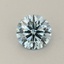 0.56 Ct. Fancy Vivid Blue Round Lab Grown Diamond
