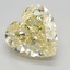 2.87 Ct. Fancy Intense Yellow Heart Lab Grown Diamond