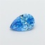 0.99 Ct. Fancy Vivid Blue Pear Lab Grown Diamond