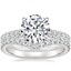 18K White Gold Sienna Diamond Ring (3/8 ct. tw.) with Luxe Flair Diamond Ring (1/3 ct. tw.)