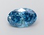 3.51 Ct. Fancy Vivid Blue Oval Lab Grown Diamond