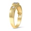 The Sisely Ring, smalltop view on a hand
