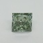 1.26 Ct. Fancy Vivid Pacific Green Princess Lab Grown Diamond