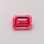 0.53 Ct. Fancy Vivid  Pink Emerald Lab Grown Diamond
