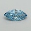 0.61 Ct. Fancy Vivid Blue Marquise Lab Grown Diamond