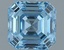 1.03 Ct. Fancy Vivid Blue Asscher Lab Grown Diamond