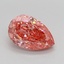 1.56 Ct. Fancy Vivid  Pink Pear Lab Grown Diamond