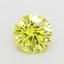 1.06 Ct. Fancy Vivid  Yellow Round Lab Grown Diamond