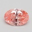 1.51 Ct. Fancy Vivid Pink Oval Lab Grown Diamond