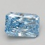 1.55 Ct. Fancy Vivid Blue Radiant Lab Grown Diamond