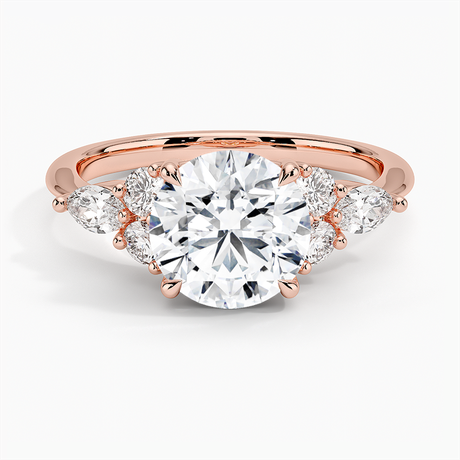 14K Rose Gold Luxe Nadia Diamond Ring