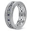 Eternity Style Diamond and Sapphire Ring, smallview