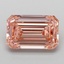 2.91 Ct. Fancy Intense  Pink Emerald Lab Grown Diamond