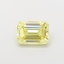 1.04 Ct. Fancy  Yellow Emerald Lab Grown Diamond
