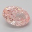 2.51 Ct. Fancy Vivid Pink Oval Lab Grown Diamond