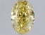 1.57 Ct. Fancy Intense  Yellow Oval Lab Grown Diamond