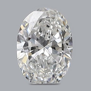 Oval diamond — real photo