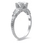 The Arla Ring, smalltop view on a hand