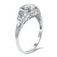 The Jonnie Ring, smalltop view on a hand