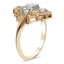 The Roza Ring, smalltop view on a hand
