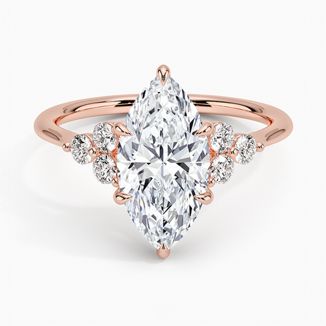 14K Rose Gold Luxe Melody Diamond Ring (1/5 ct. tw.)