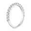 Platinum Shared Double Prong Diamond Ring (1/2 ct. tw.), smallside view