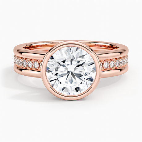 14K Rose Gold Sofia Triple Band Diamond Ring (1/4 ct. tw.)
