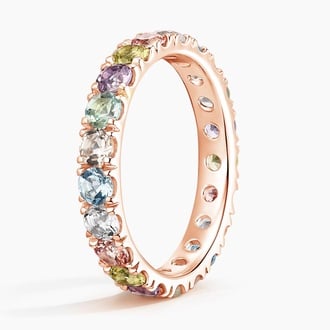 Pastel Multi Colored Gemstone Ring