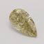 0.70 Ct. Fancy Brownish Yellow Pear Diamond